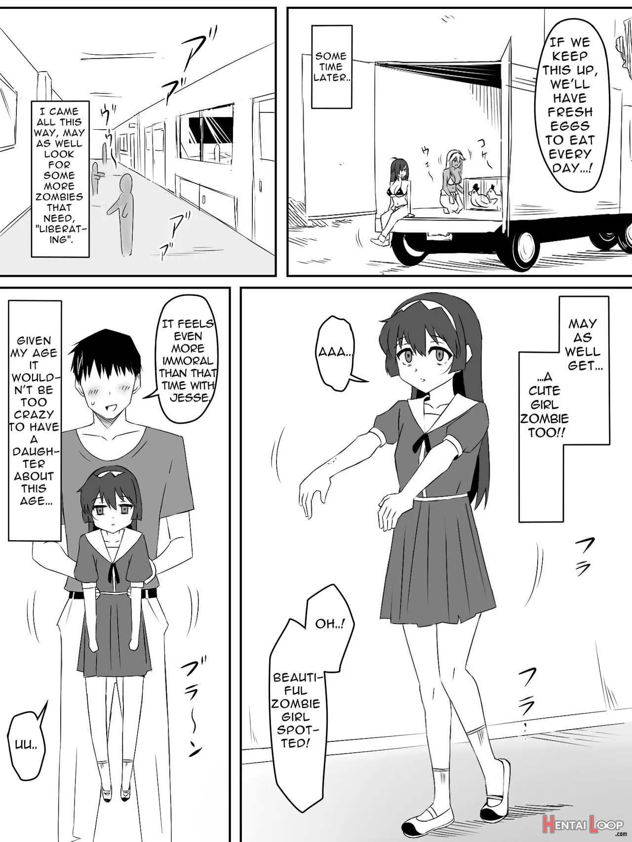 Zombie Harem Life ~antibogi No Ore To Bakunyuu Zombie~ 4 page 6