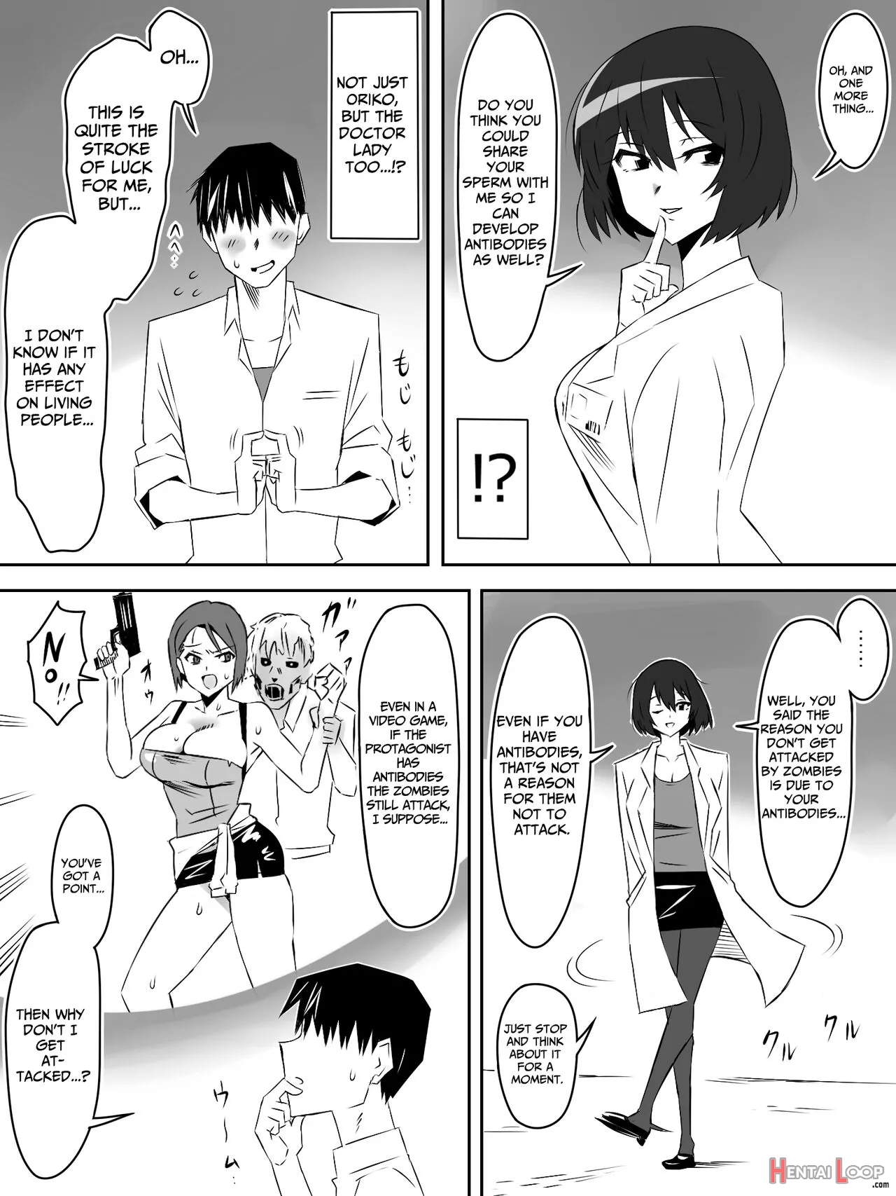 Zombie Harem Life ~antibogi No Ore To Bakunyuu Zombie~ 5 page 12