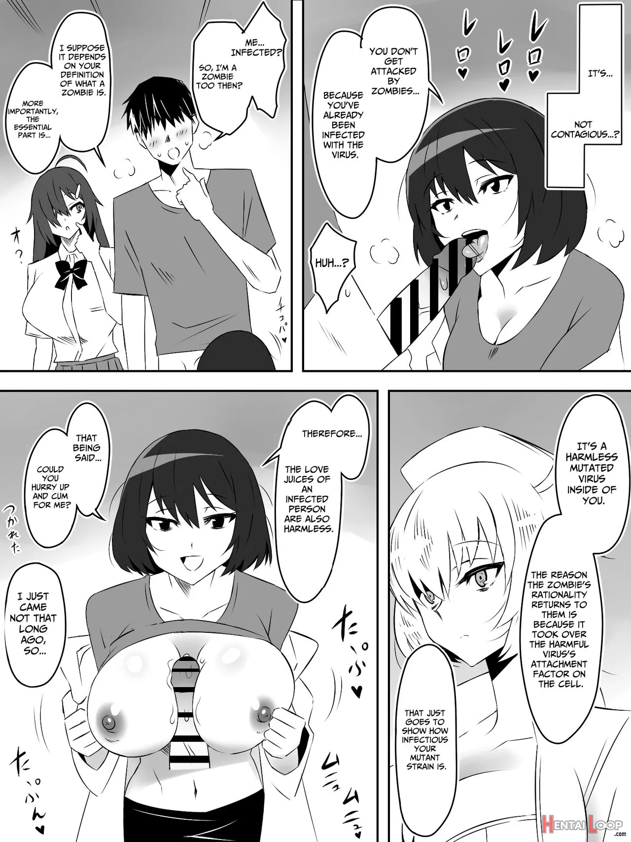 Zombie Harem Life ~antibogi No Ore To Bakunyuu Zombie~ 5 page 14