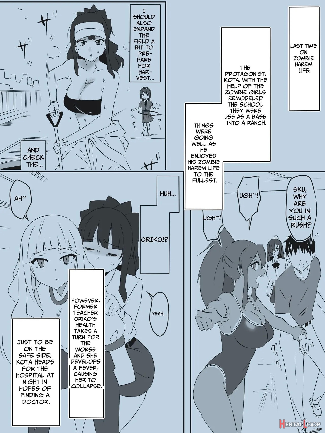 Zombie Harem Life ~antibogi No Ore To Bakunyuu Zombie~ 5 page 2