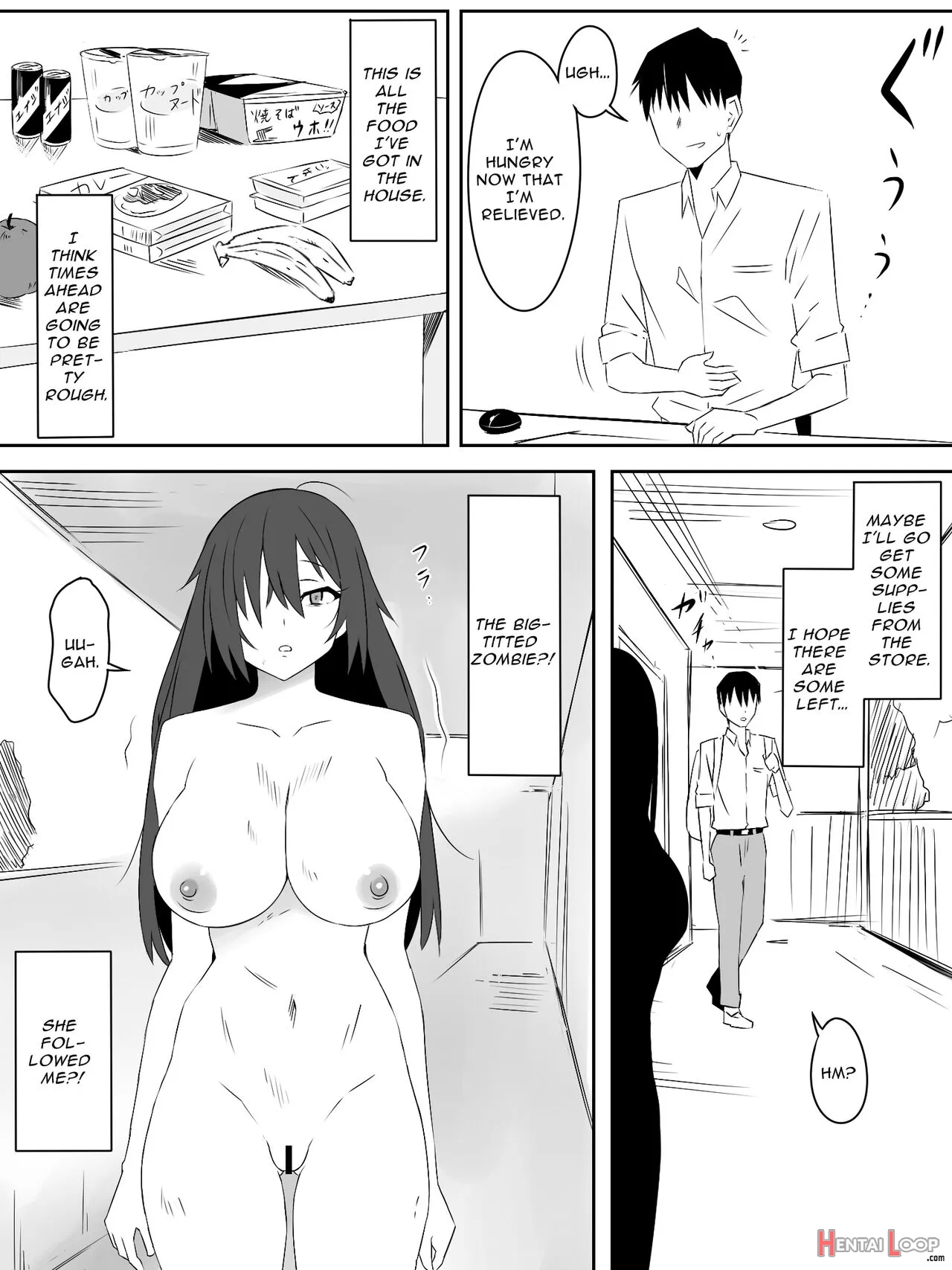 Zombie Harem Life ~antibogi No Ore To Bakunyuu Zombie~ page 13