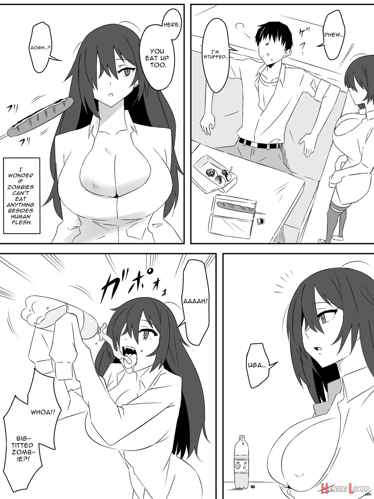 Zombie Harem Life ~antibogi No Ore To Bakunyuu Zombie~ page 18