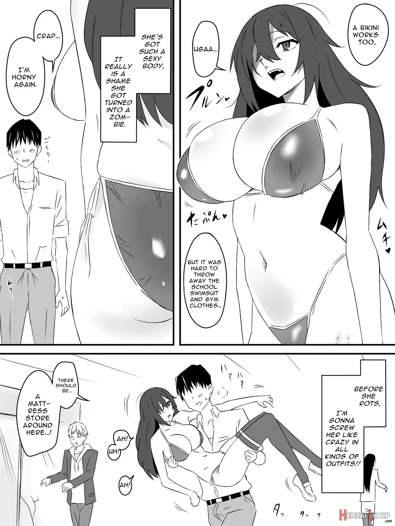 Zombie Harem Life ~antibogi No Ore To Bakunyuu Zombie~ page 20