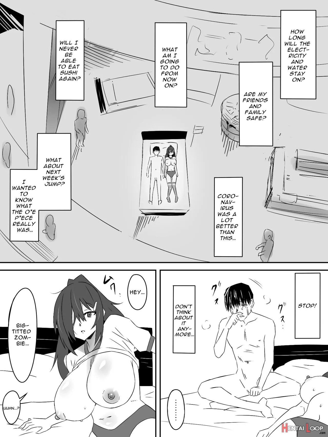 Zombie Harem Life ~antibogi No Ore To Bakunyuu Zombie~ page 26