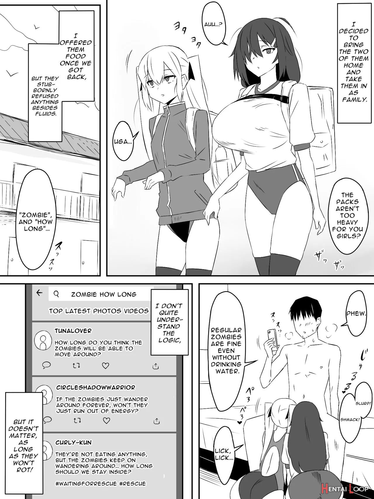 Zombie Harem Life ~antibogi No Ore To Bakunyuu Zombie~ page 37