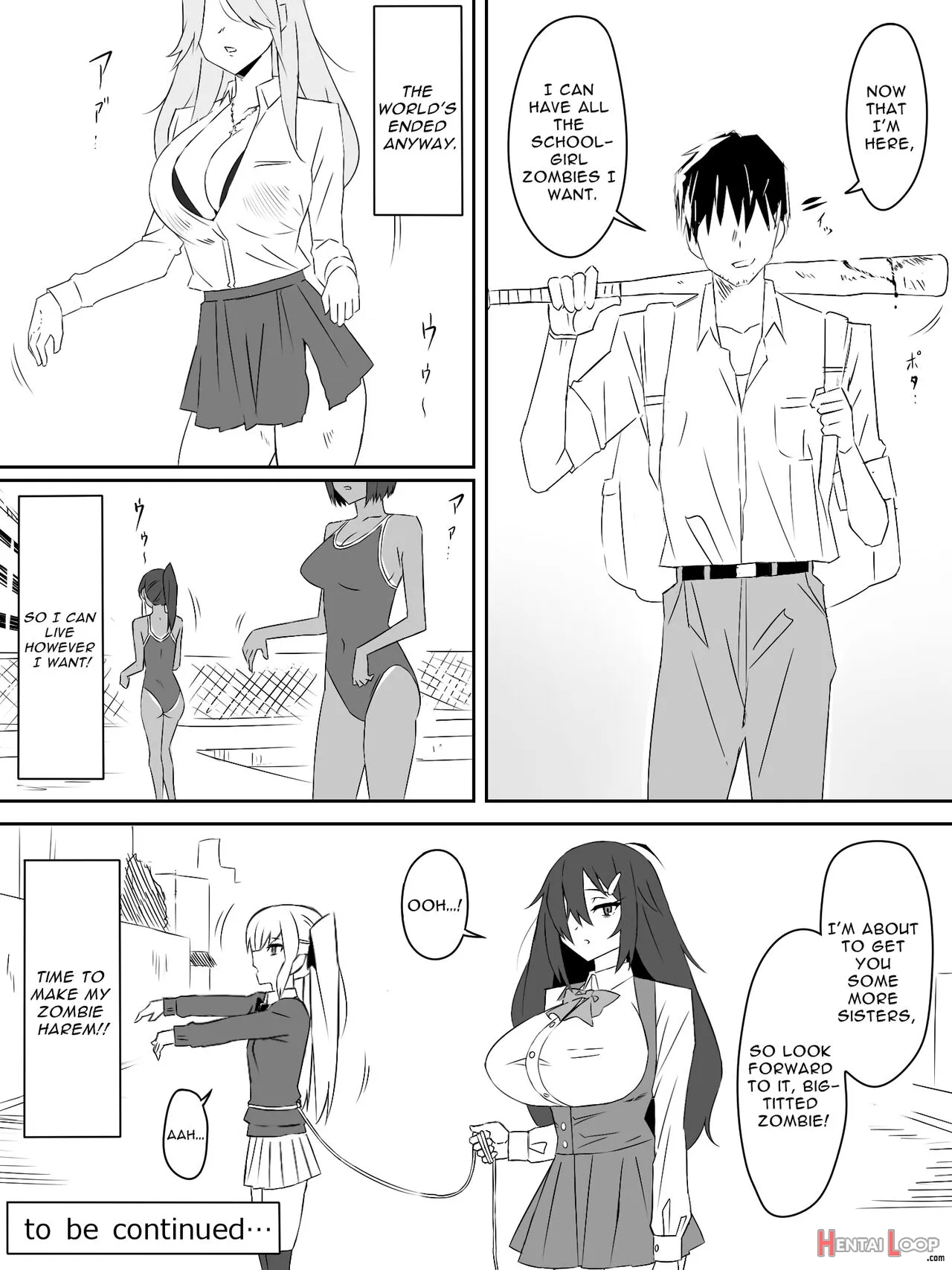 Zombie Harem Life ~antibogi No Ore To Bakunyuu Zombie~ page 39