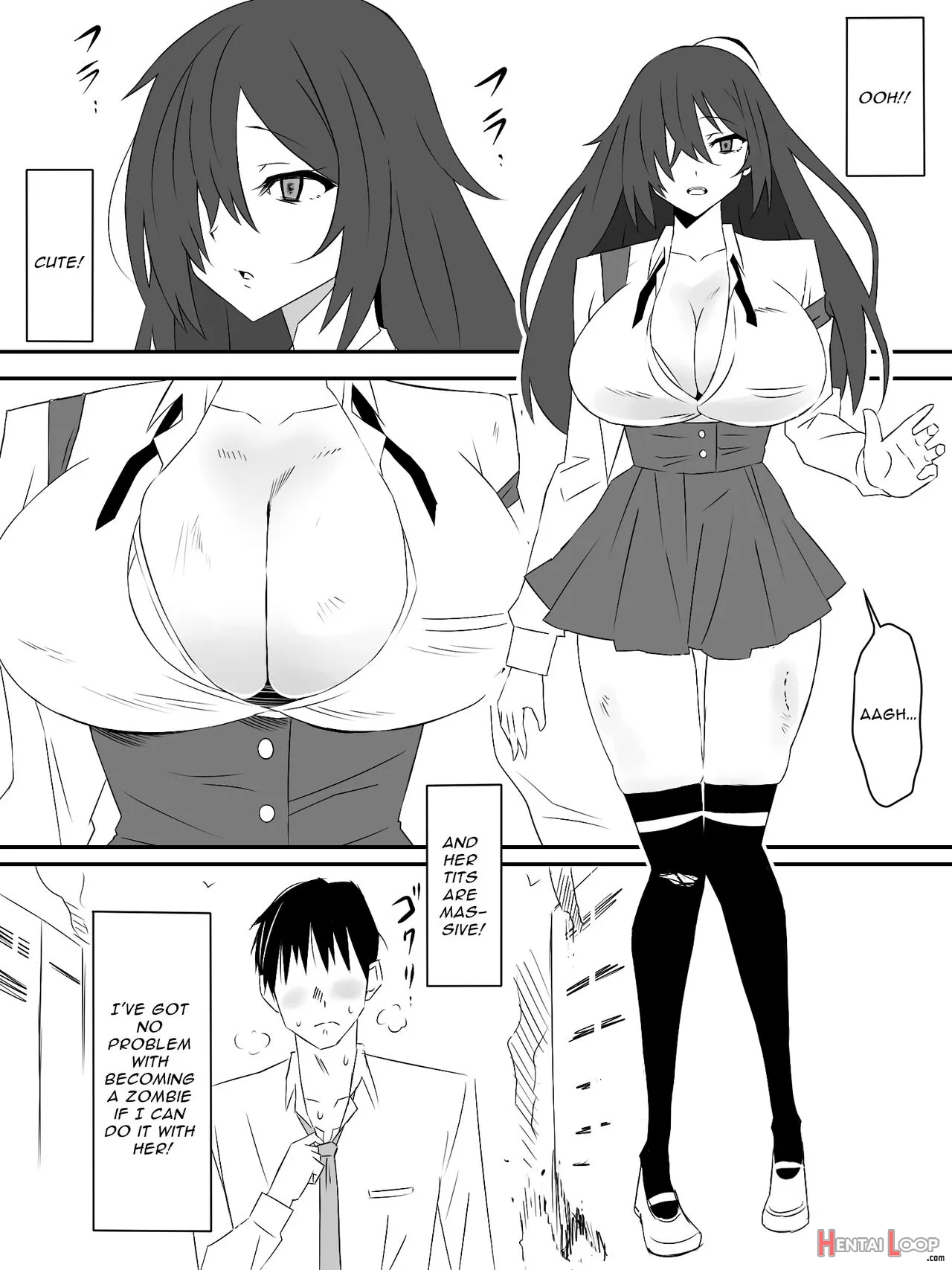 Zombie Harem Life ~antibogi No Ore To Bakunyuu Zombie~ page 5