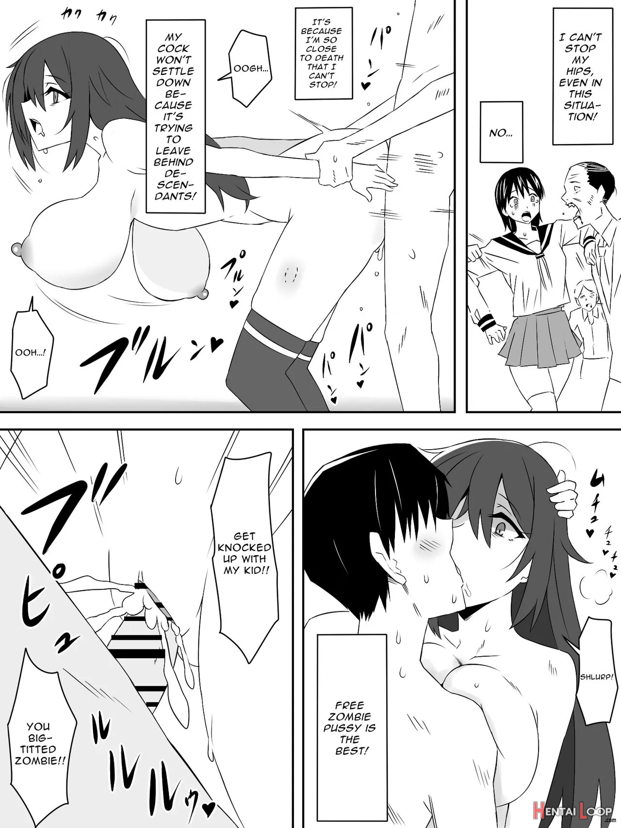 Zombie Harem Life ~antibogi No Ore To Bakunyuu Zombie~ page 8