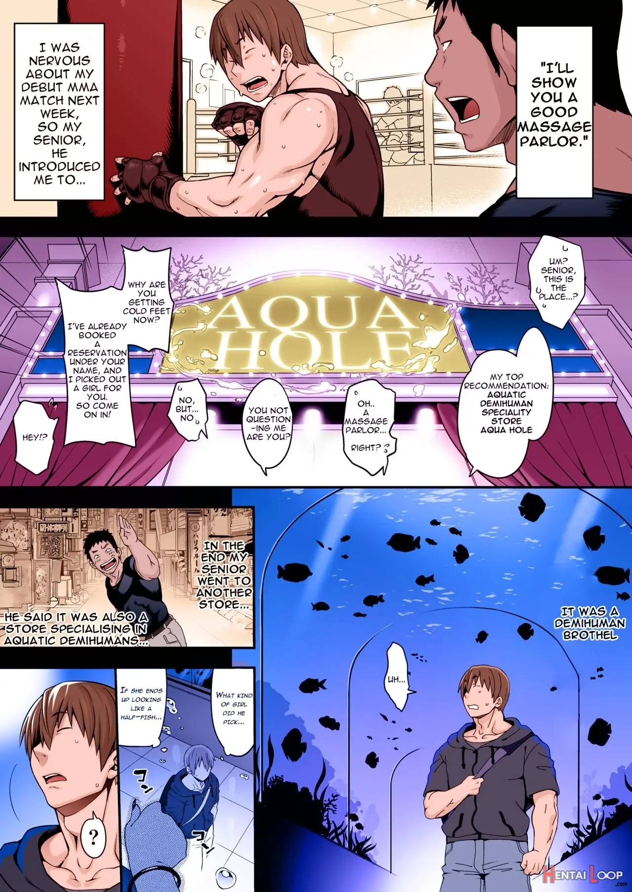 Awasamehime Akula - Colorized page 1