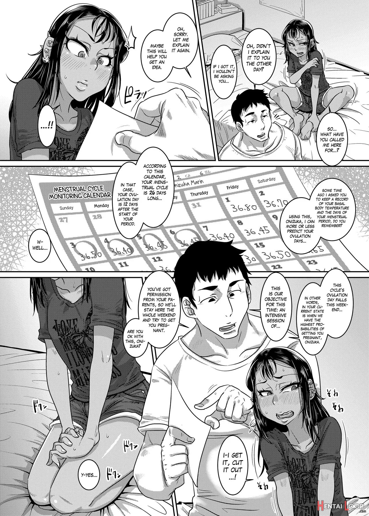 Chocolate Girl 4 Chapter 2 Kuro Loli Yankee Ga Manabu Ninshin Katsudou ~kikenbi Otomari Tanetsuke Hen~ page 3