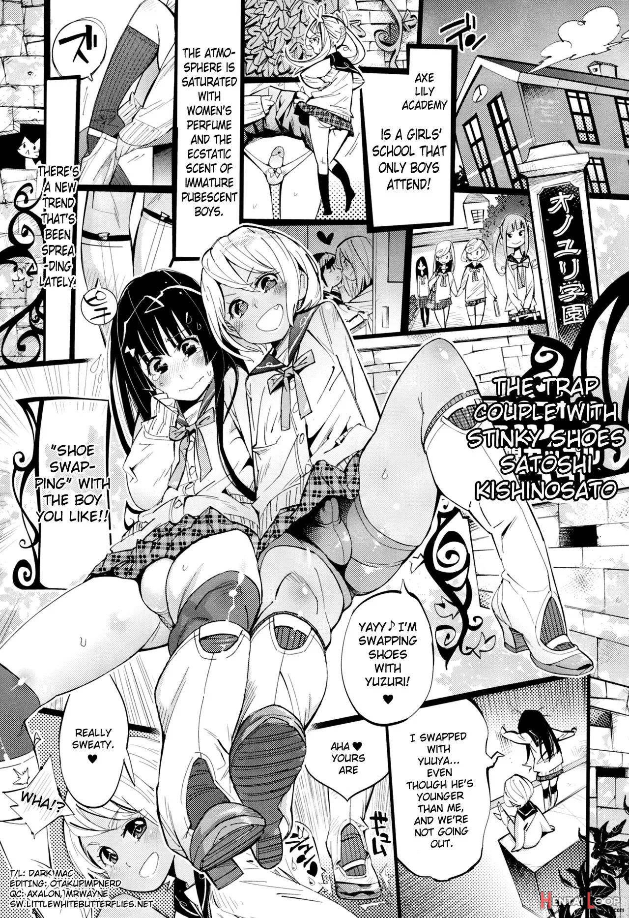 Danshi Dake Ga Kayoeru Joshikou Onoyuri Gakuen Ch. 1 page 1