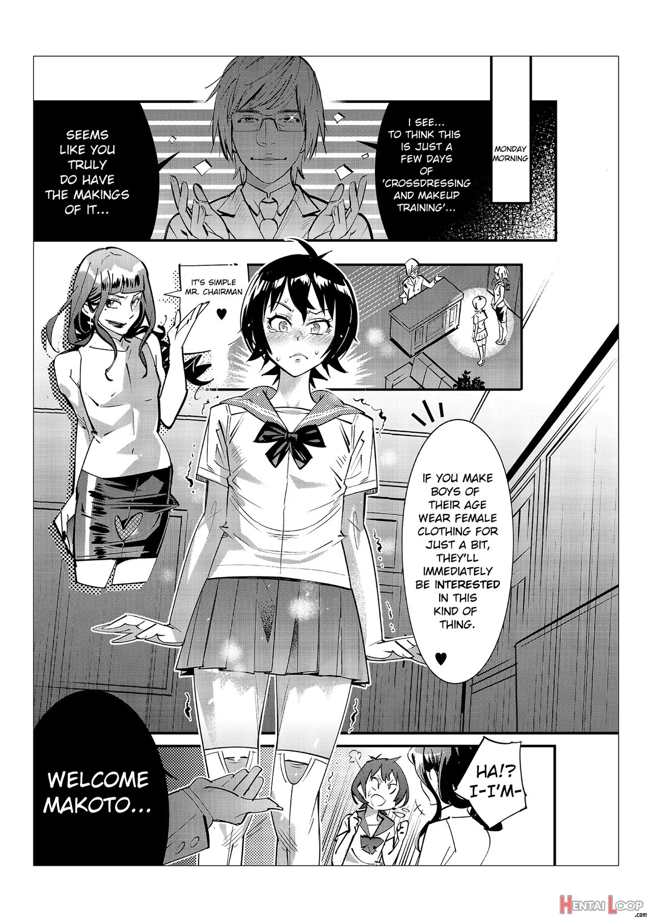 Danshi Dake Ga Kayoeru Joshikou Onoyuri Gakuen Ch. 2-5 page 19