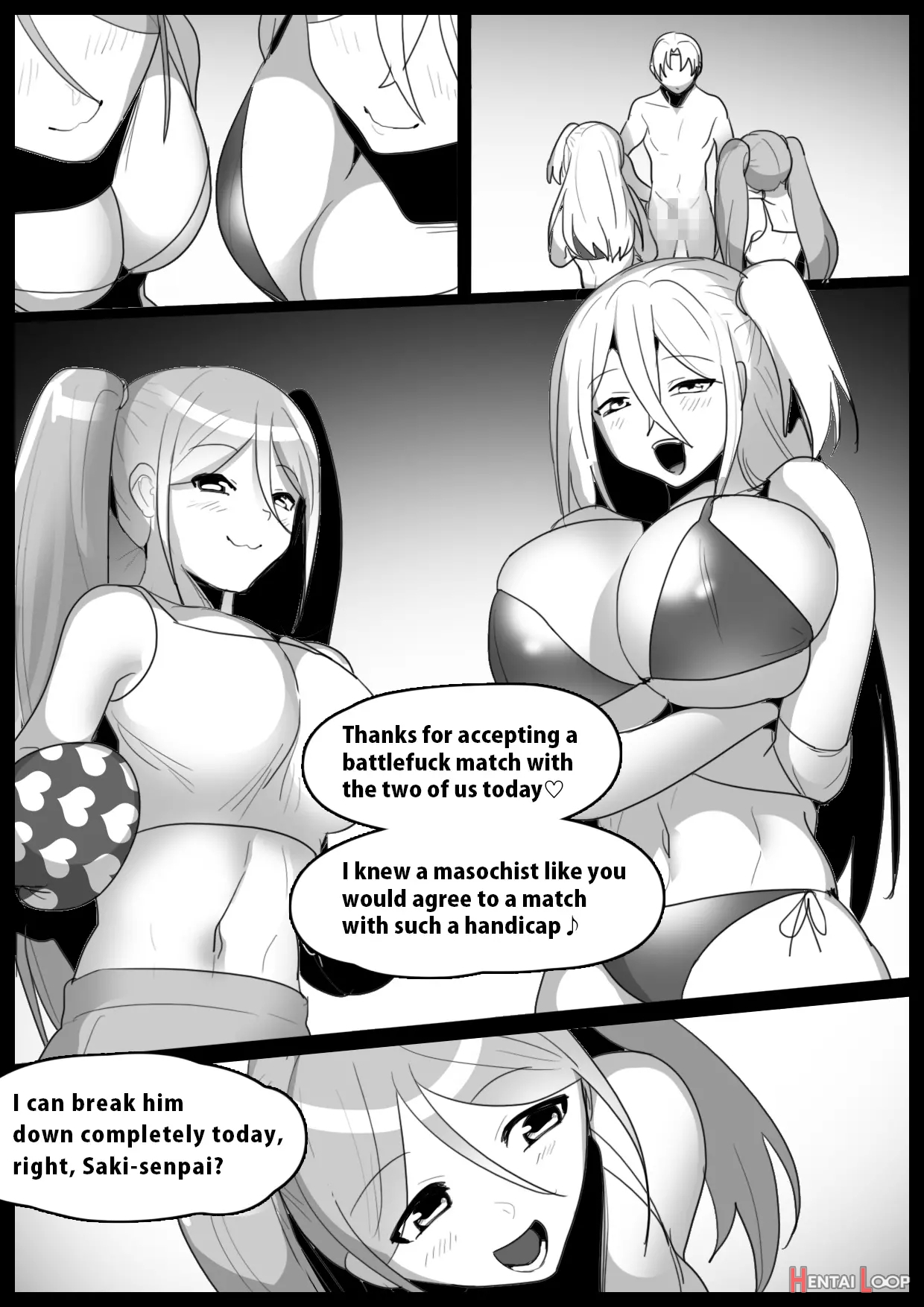 Girls Beat! Plus -vs Saki & Moe- page 2