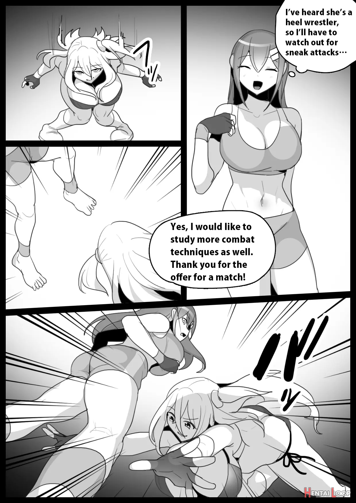 Girls Beat! Plus -yuuna Hiiragi Vs Saki- page 3