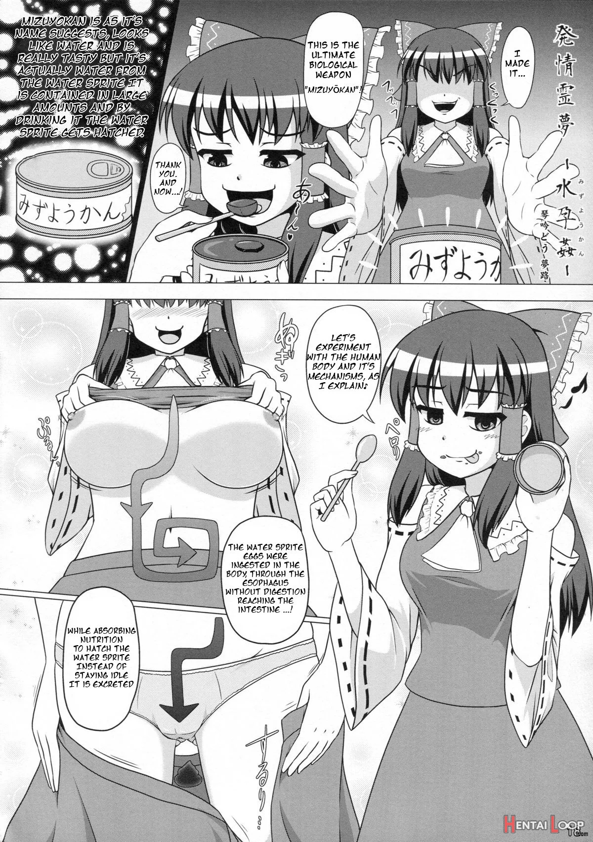 Hatsujou Reimu ~mizuyoukan~ page 2