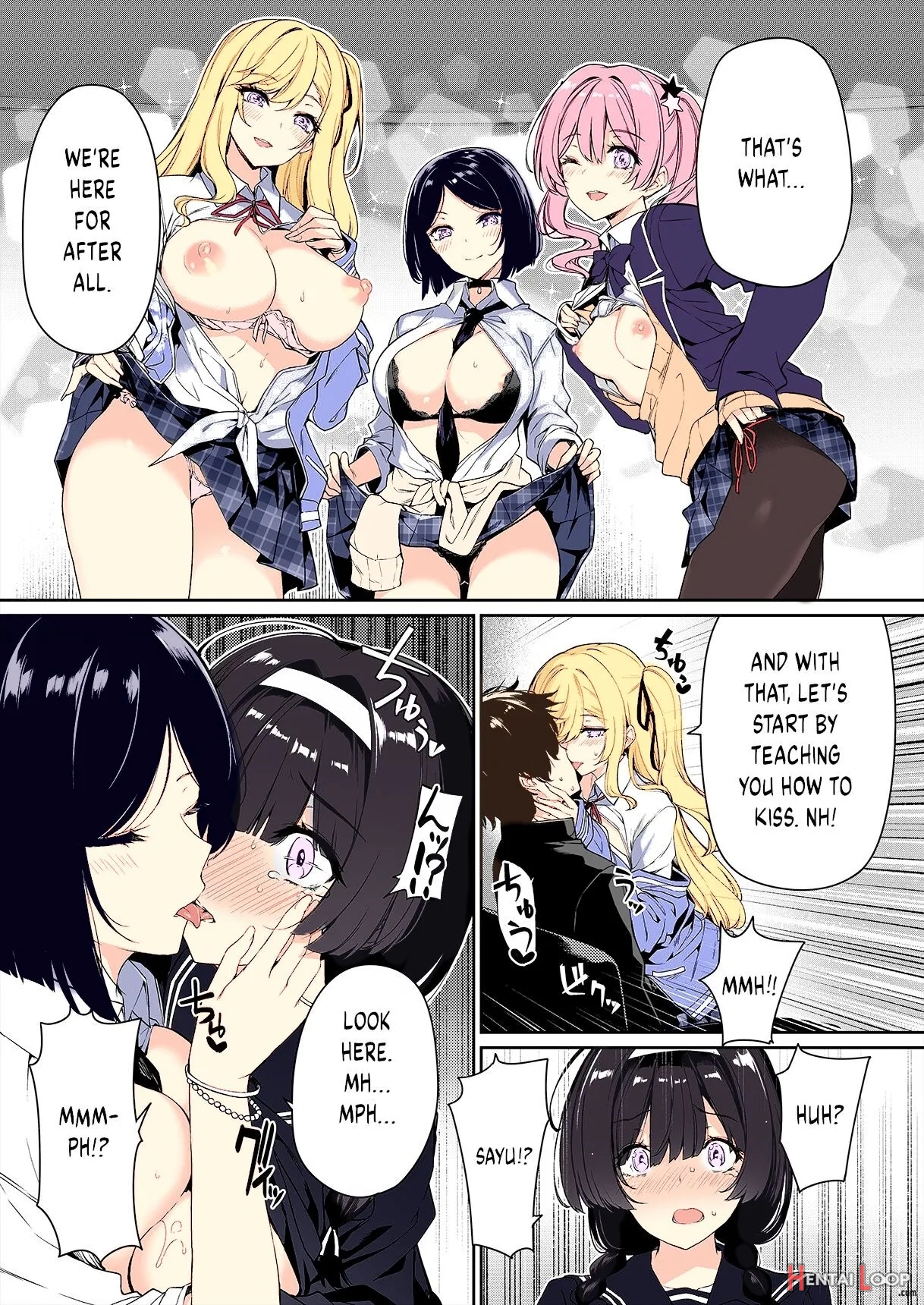 Incha Couple Ga You Gal-tachi To Sex Training Suru Hanashi - Colorized page 15