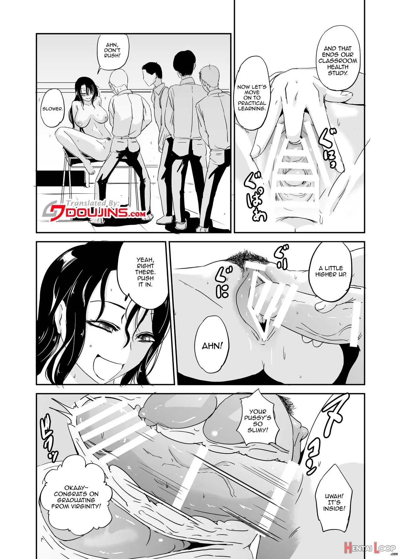 Inran Onna Kyoushi No Doutei Sotsugyoushiki page 3