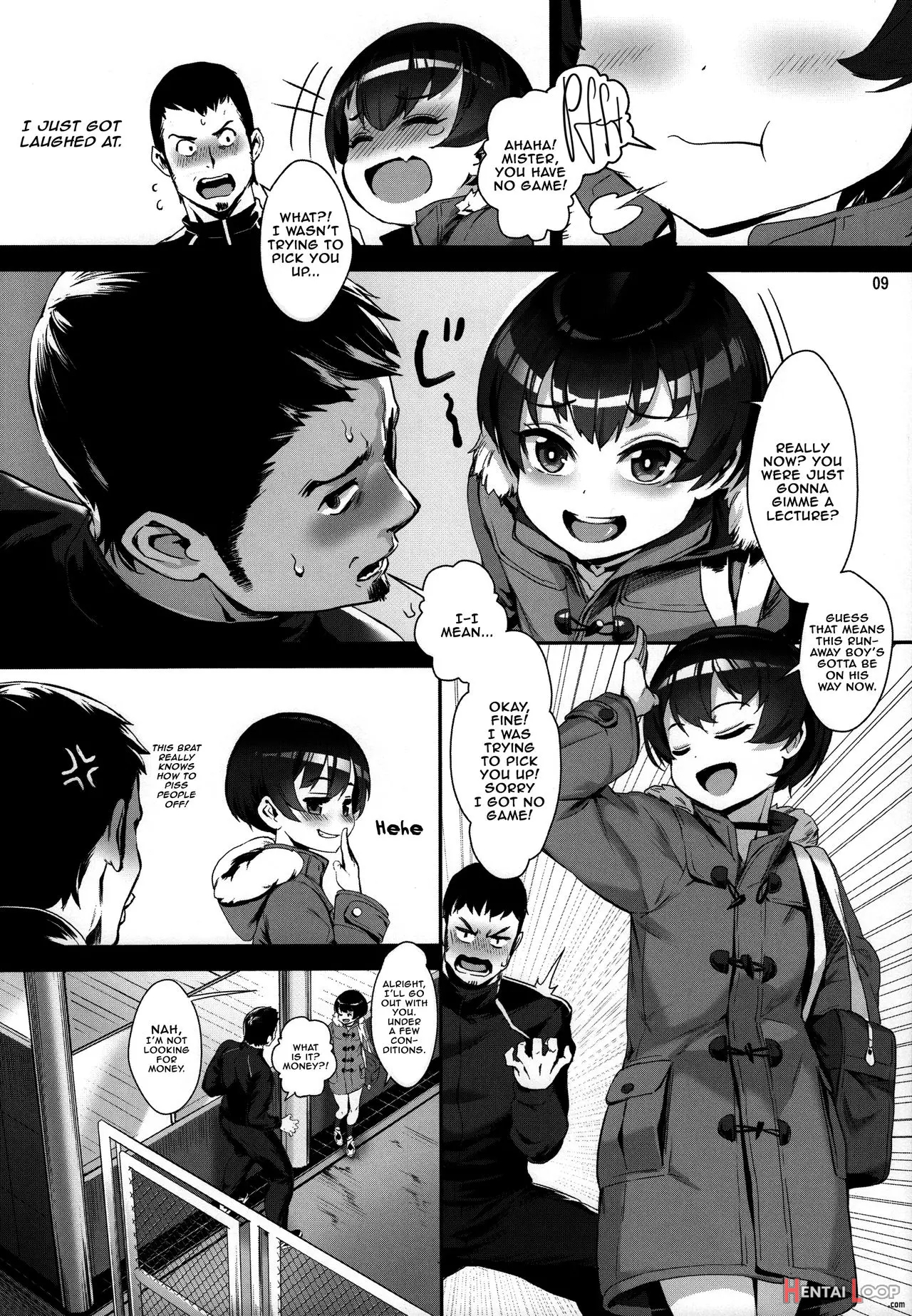 Inran Shounen "nazo No Bitch Shota To Ossan No Monogatari" - Decensored page 10