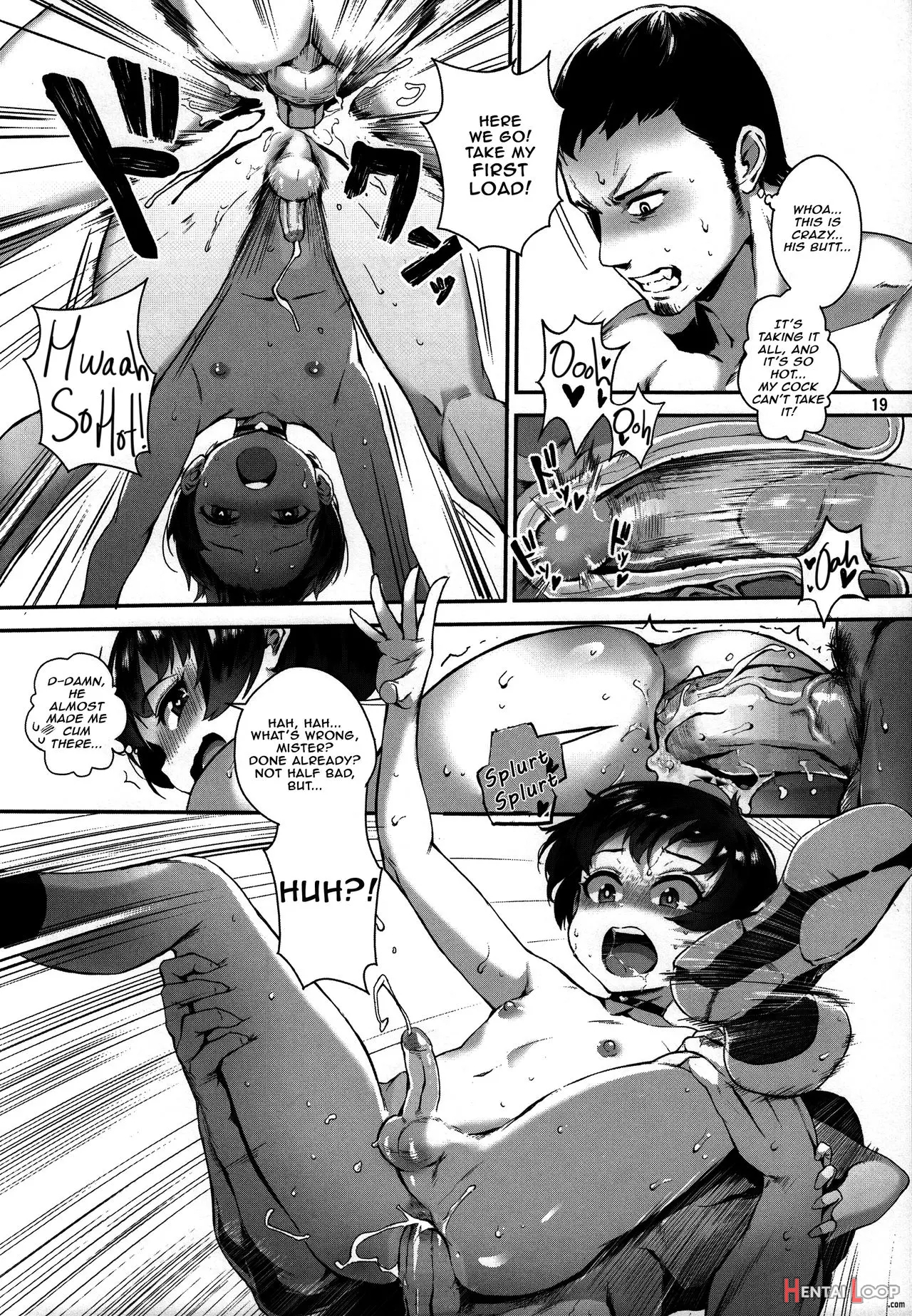 Inran Shounen "nazo No Bitch Shota To Ossan No Monogatari" - Decensored page 20