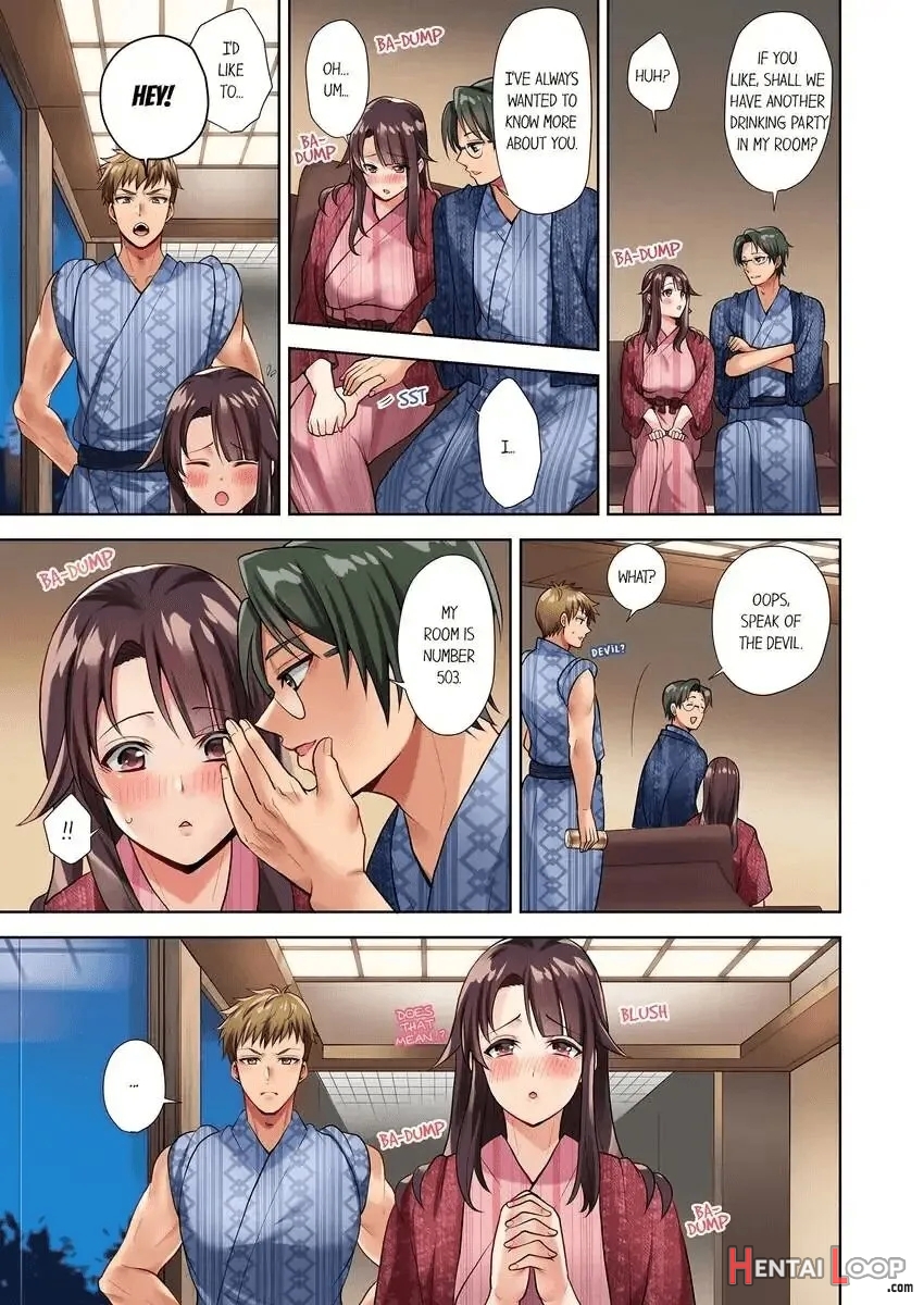 Itte Mo Owaranai Shain Ryokou "watashi / Osananajimi Ni Sounyuu Re Rare Chatteru...!" 1-3 page 6