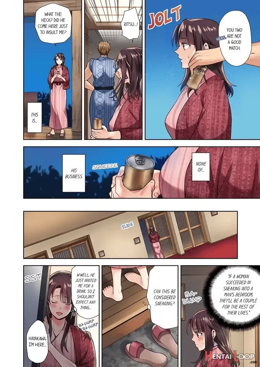 Itte Mo Owaranai Shain Ryokou "watashi / Osananajimi Ni Sounyuu Re Rare Chatteru...!" 1-3 page 7