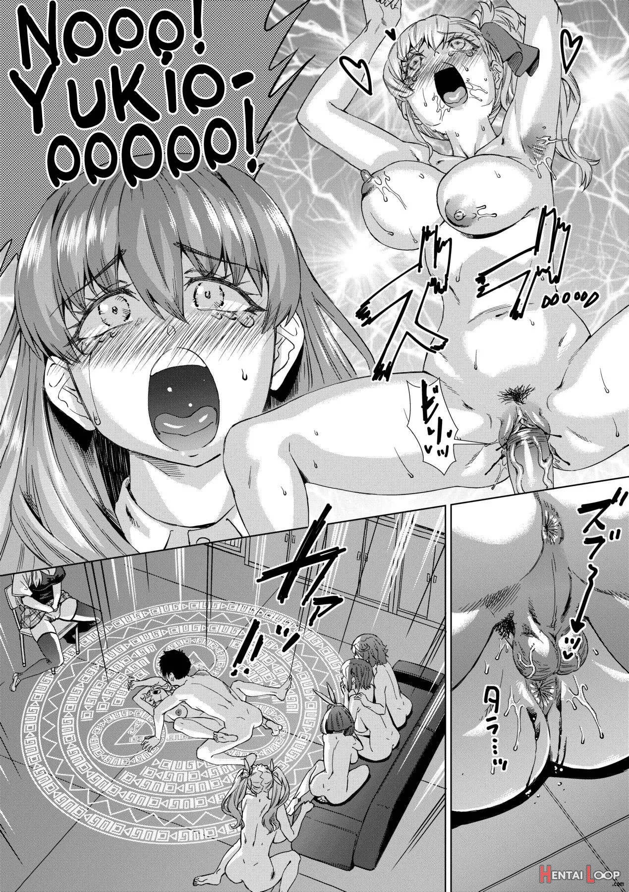 Jagan No Saimin Inryoku De Seitokai Les Joshi-tachi No Shojo O Kyousei Rape!! - Decensored page 138