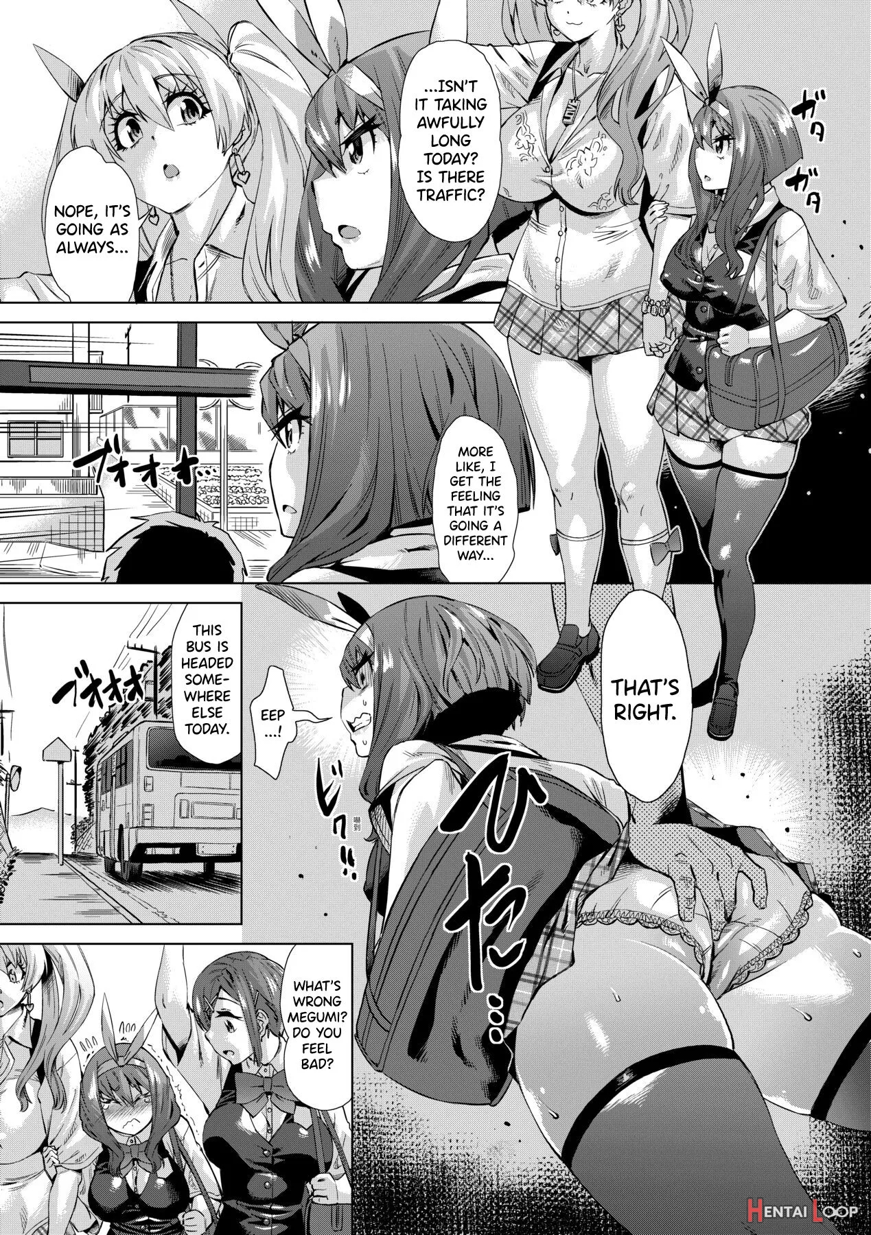 Jagan No Saimin Inryoku De Seitokai Les Joshi-tachi No Shojo O Kyousei Rape!! - Decensored page 37