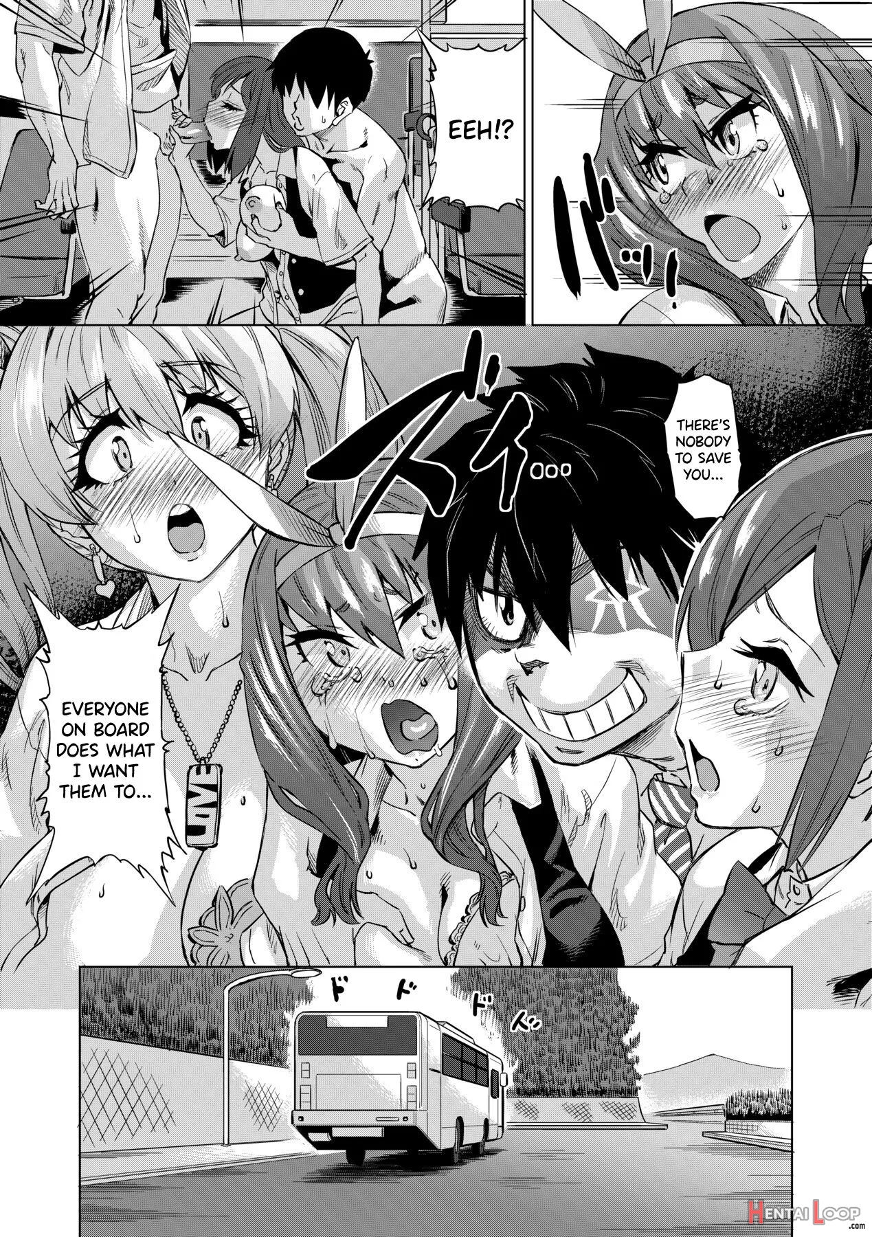 Jagan No Saimin Inryoku De Seitokai Les Joshi-tachi No Shojo O Kyousei Rape!! - Decensored page 40