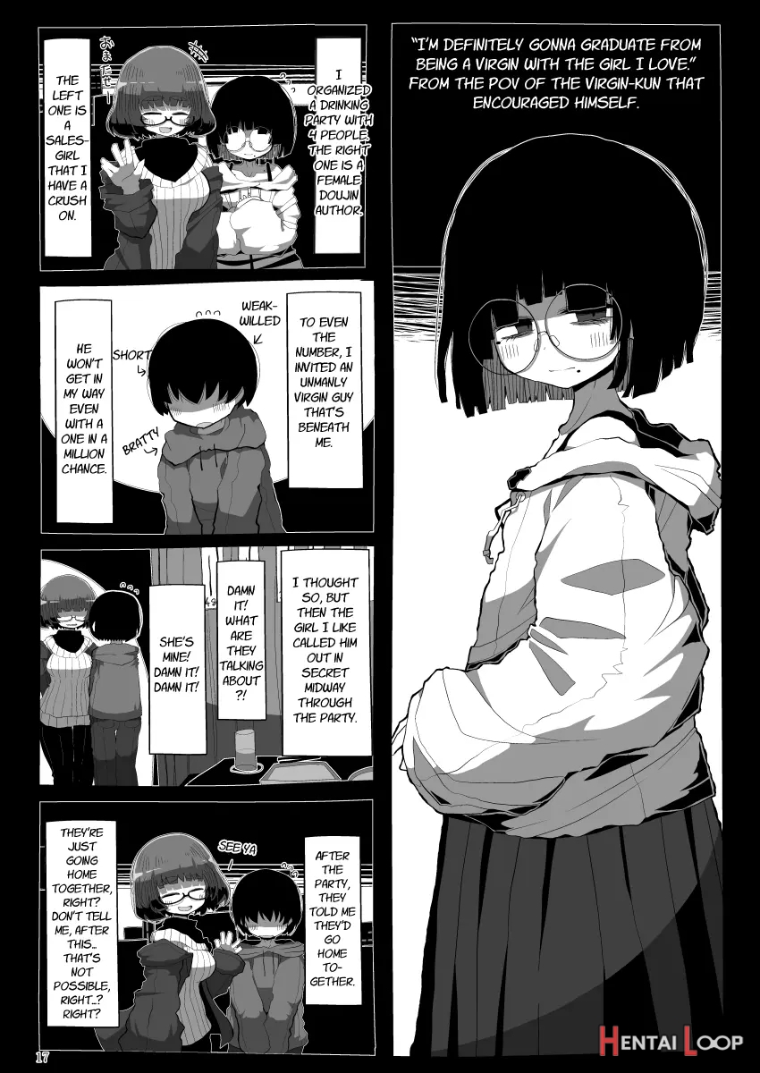 Jimi De Otonashisou Ni Miete Doutei Wo Taberu No Ga Shumi No Warui Onna No Ko Doujin Sakka-chan Ni Seiheki Wo Dame Ni Sareru Douteikuntachi No Hanashi page 16