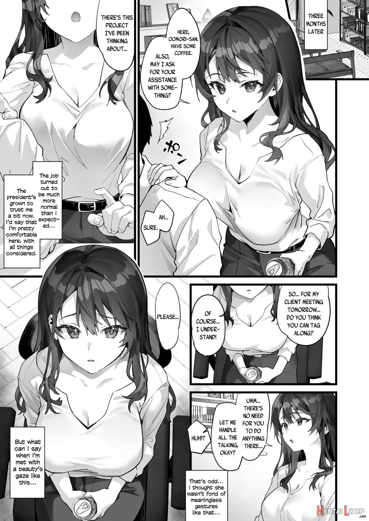 Jk Chuutai Tsuyogari Shachou Ga Buka No Fusei Ni Make Midara Ni Koshi O Furi Netoru Made page 3