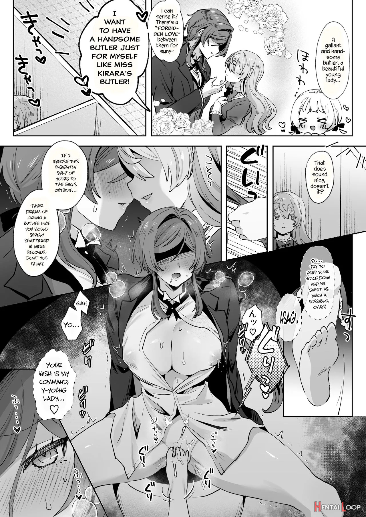 Juujun Ikemen Shitsuji Ga Ojou-sama Ni Dosukebe Kaihatsu Sarechau Hanashi. page 4