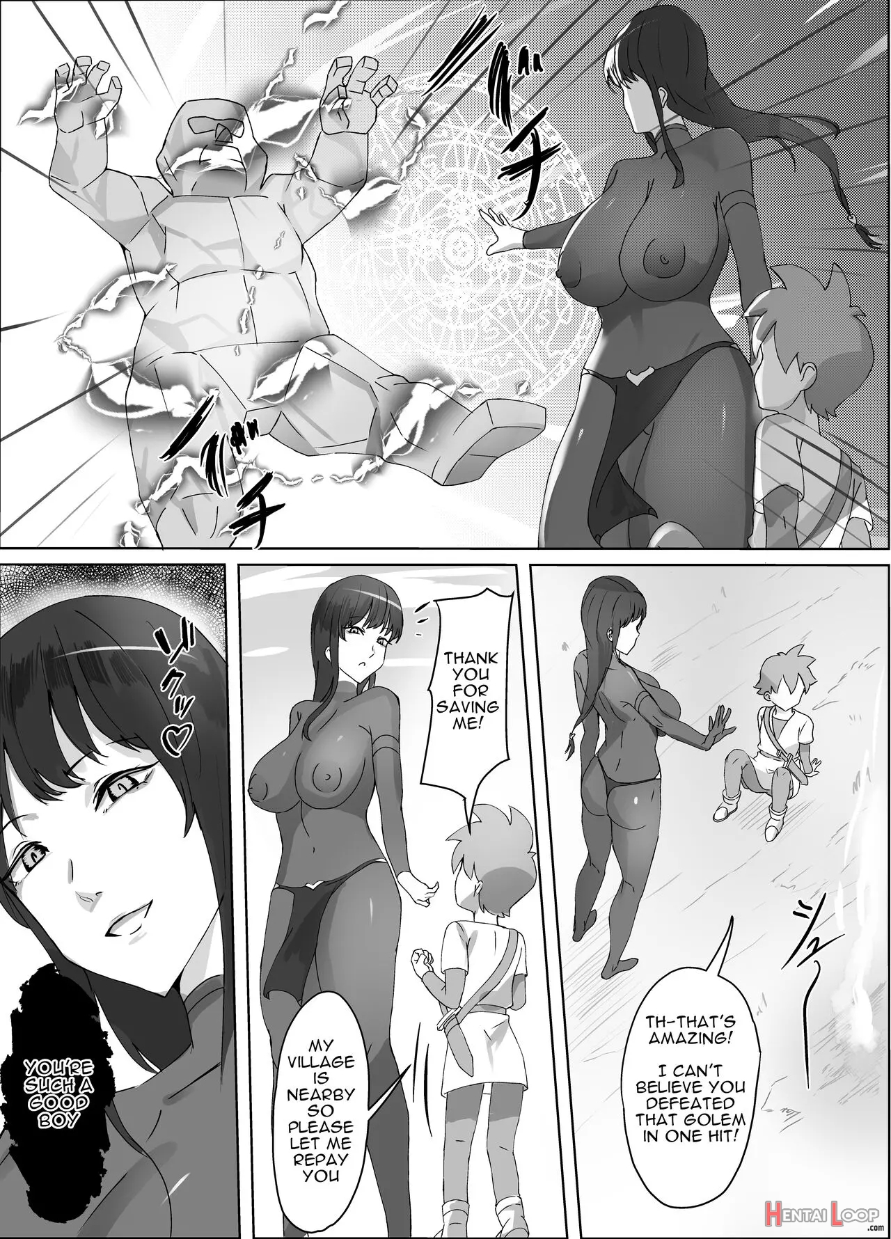 Kuro Majutsushi No Onee-san Ni Kiniirarete Shiborareru Hanashi page 4