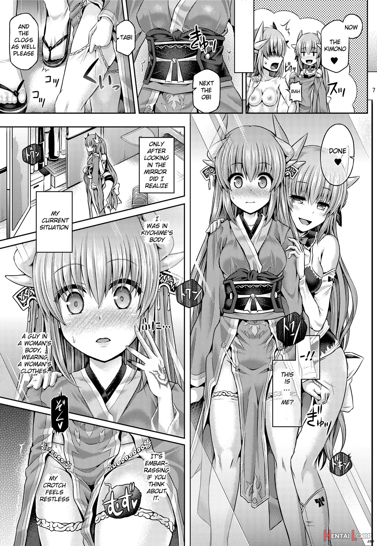 Master Ga Kiyohime Ni Kigaetara - Trans Sexual Ficton Story - Decensored page 8