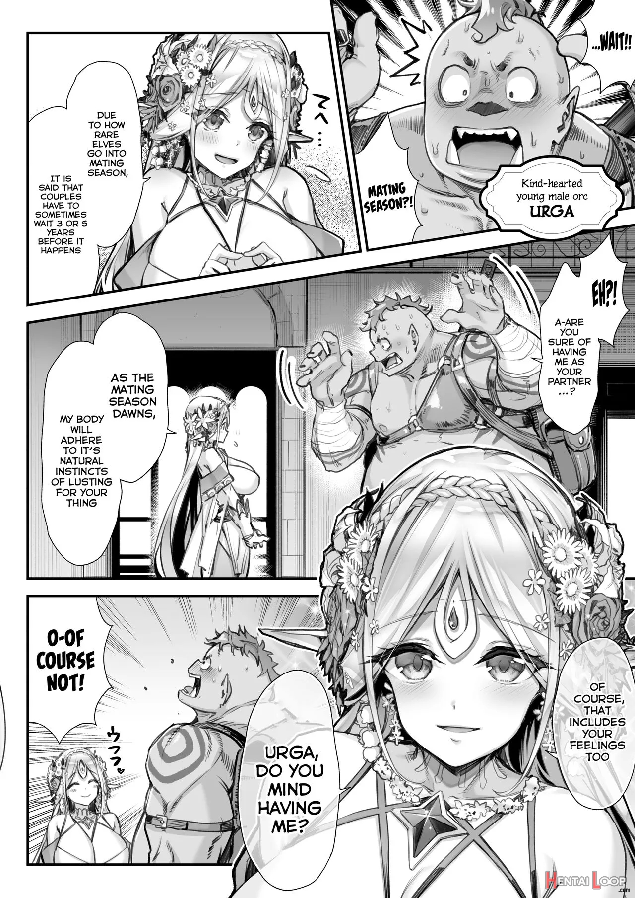 Midara Na Elf-san Wa Orc-kun Ga Osuki 2 page 3