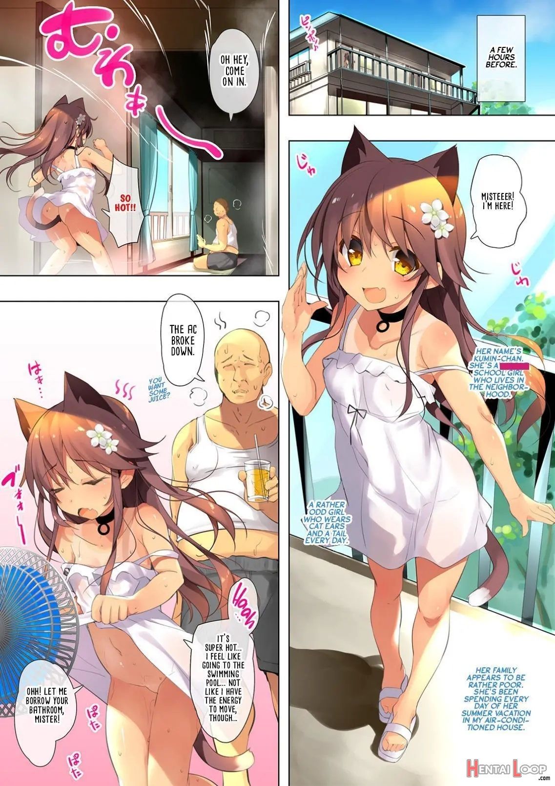 Neko Neko Note 5 Aircon Ga Kowareta Heya De Asedaku Sex Suru Hon + Omake page 7