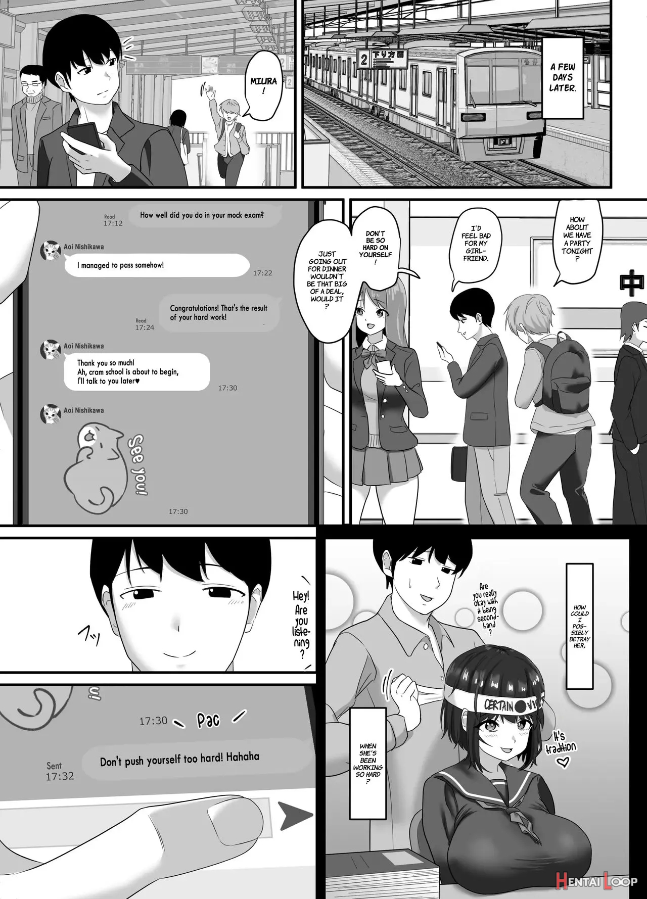 Ochi Muku ~enkyori Renaichuu No Seijun Kanojo Ga Charao Ni Yogosareru Hanashi~ page 7