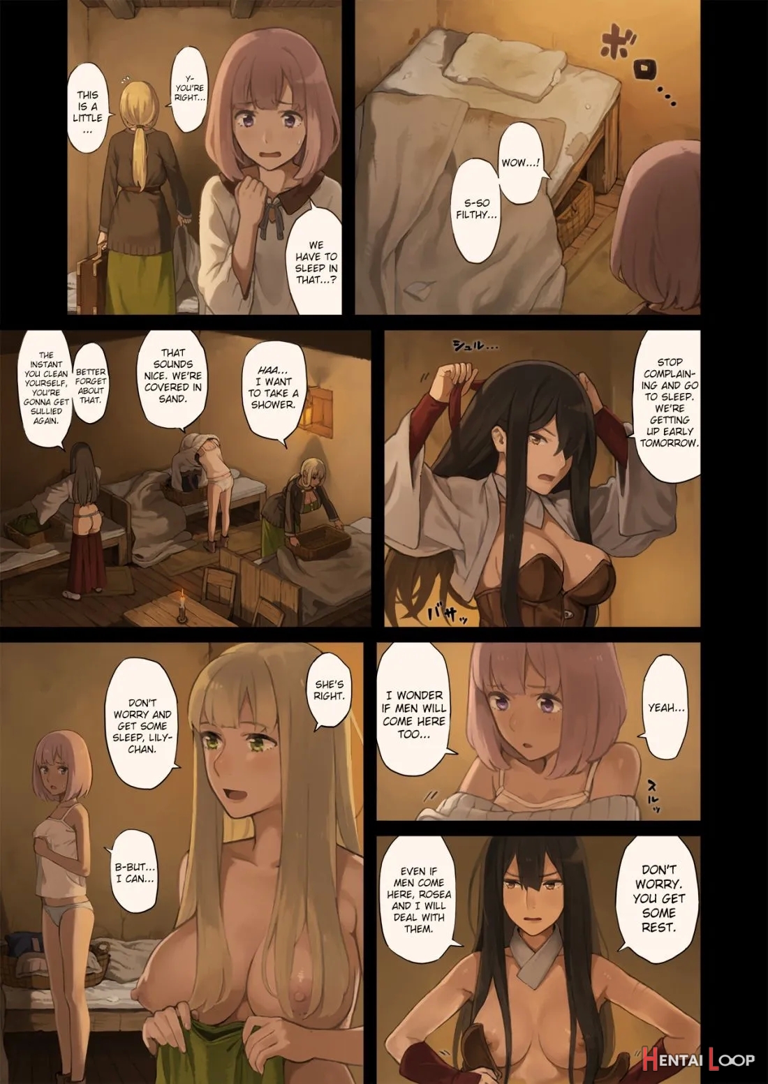 Onna Boukensha-tachi Ga Sabaku No Oasis Ni Tachiyoru To... page 22