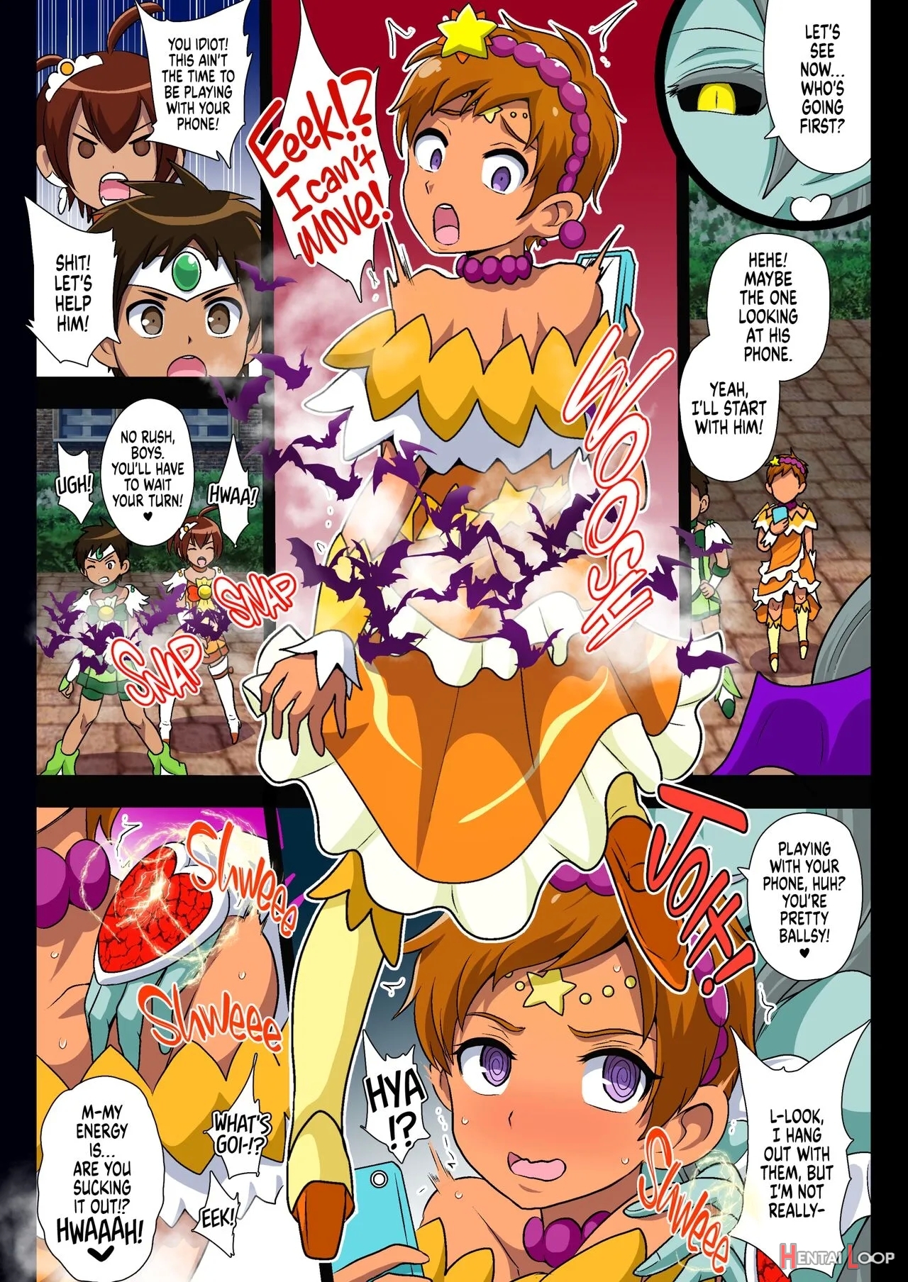 Preccubus V.s. Shota Cure - Decensored page 4