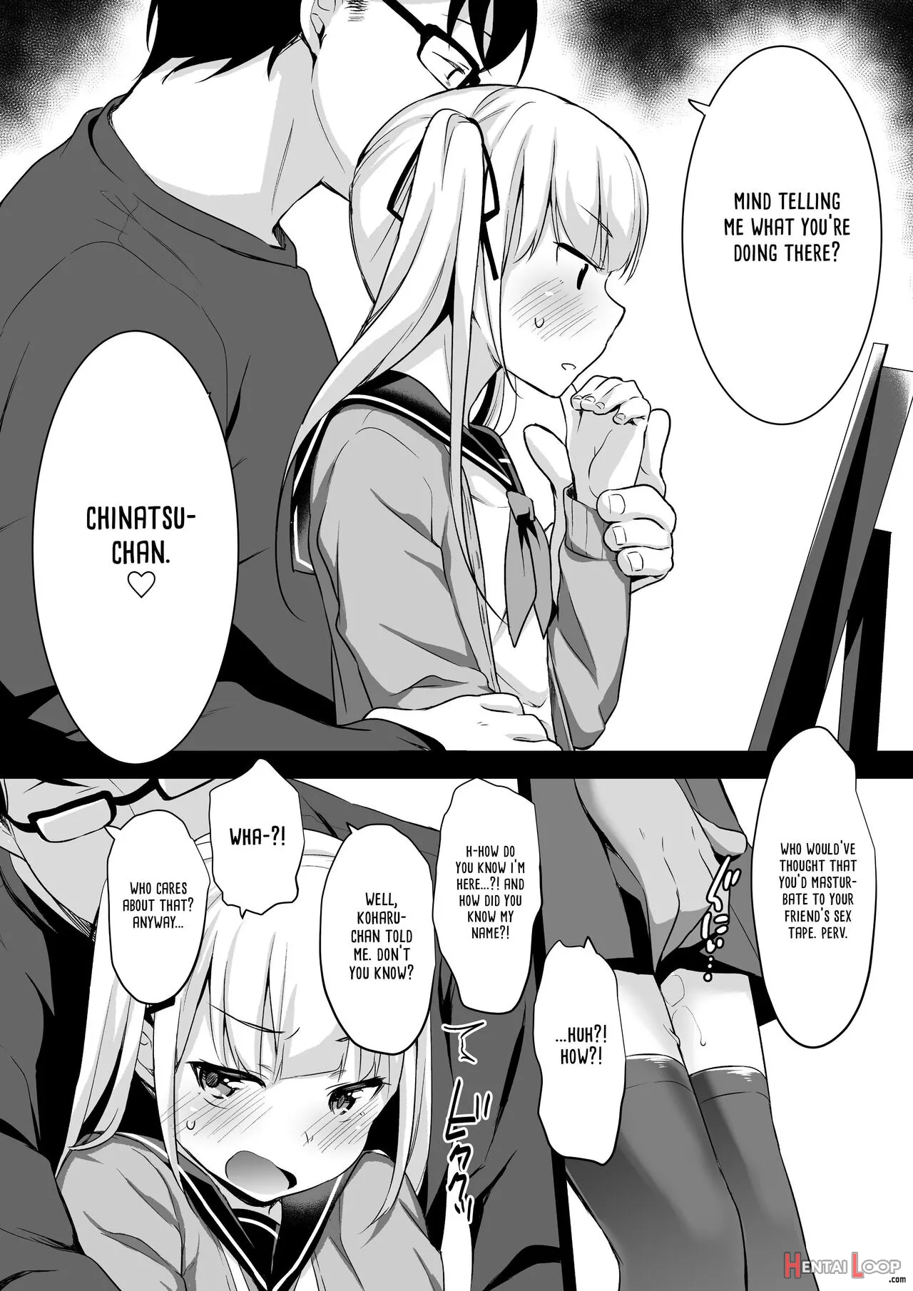 Rachirare Shoujo Wa, Manga No Naka De __. Chinatsu Hen page 9