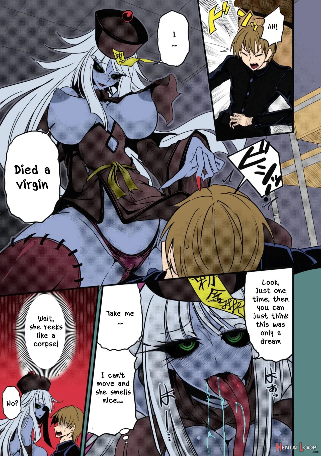 Reigen Shoukan Love Jiangshi - Colorized page 3