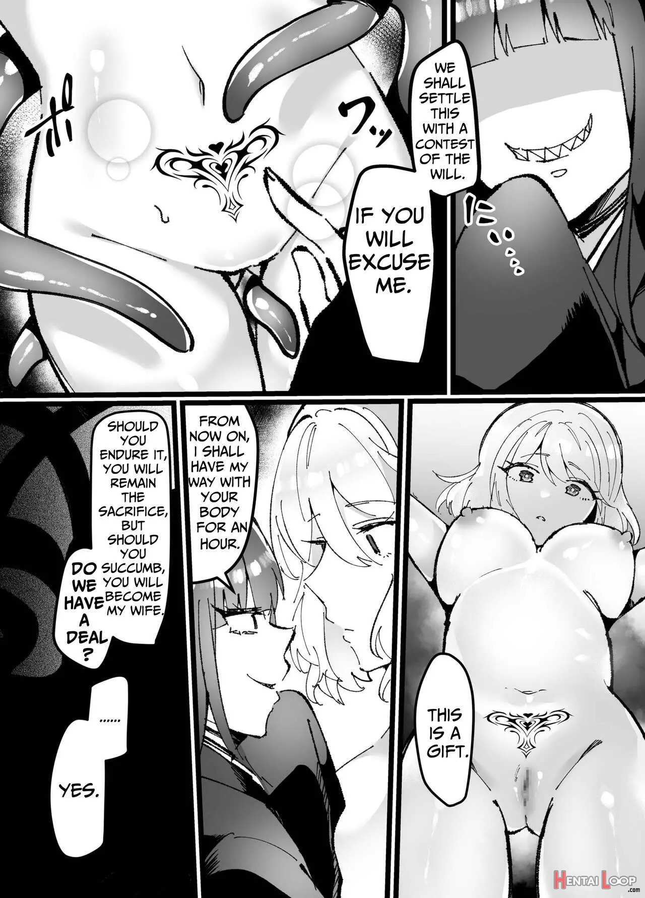 Sacrifice For The Evil God ~ignorant Sacrificial Lamb's Tentacle & Lewd Crest Pleasure Wedlock~ page 10