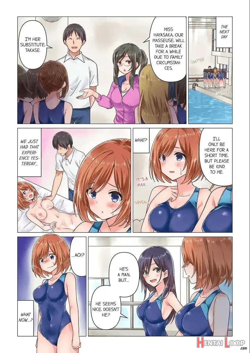 Sakki Massāji-chū Ni Tadesho?～ Suiei Joshi Wa Ecchina Shigeki Ni Yowasugite 1-3 page 25