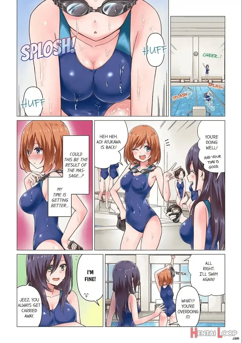 Sakki Massāji-chū Ni Tadesho?～ Suiei Joshi Wa Ecchina Shigeki Ni Yowasugite 1-3 page 27