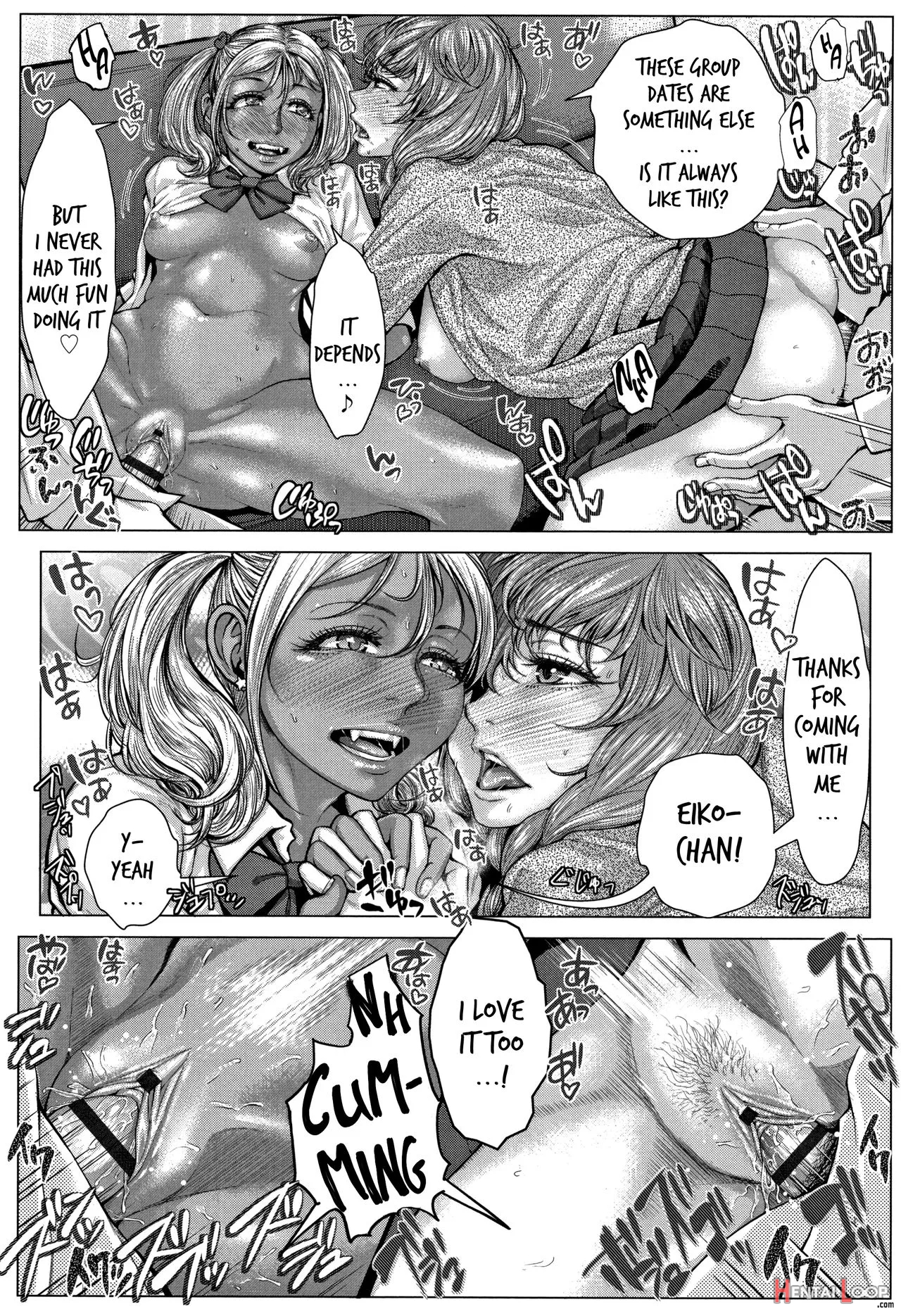 Shiro Gal A-ko To Kuro Gal B-ko No Bitch Nyuumon page 30