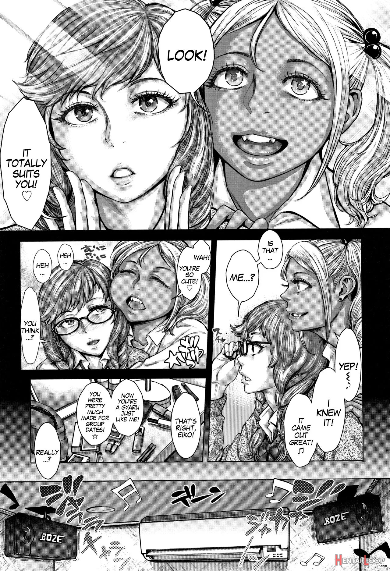 Shiro Gal A-ko To Kuro Gal B-ko No Bitch Nyuumon page 7