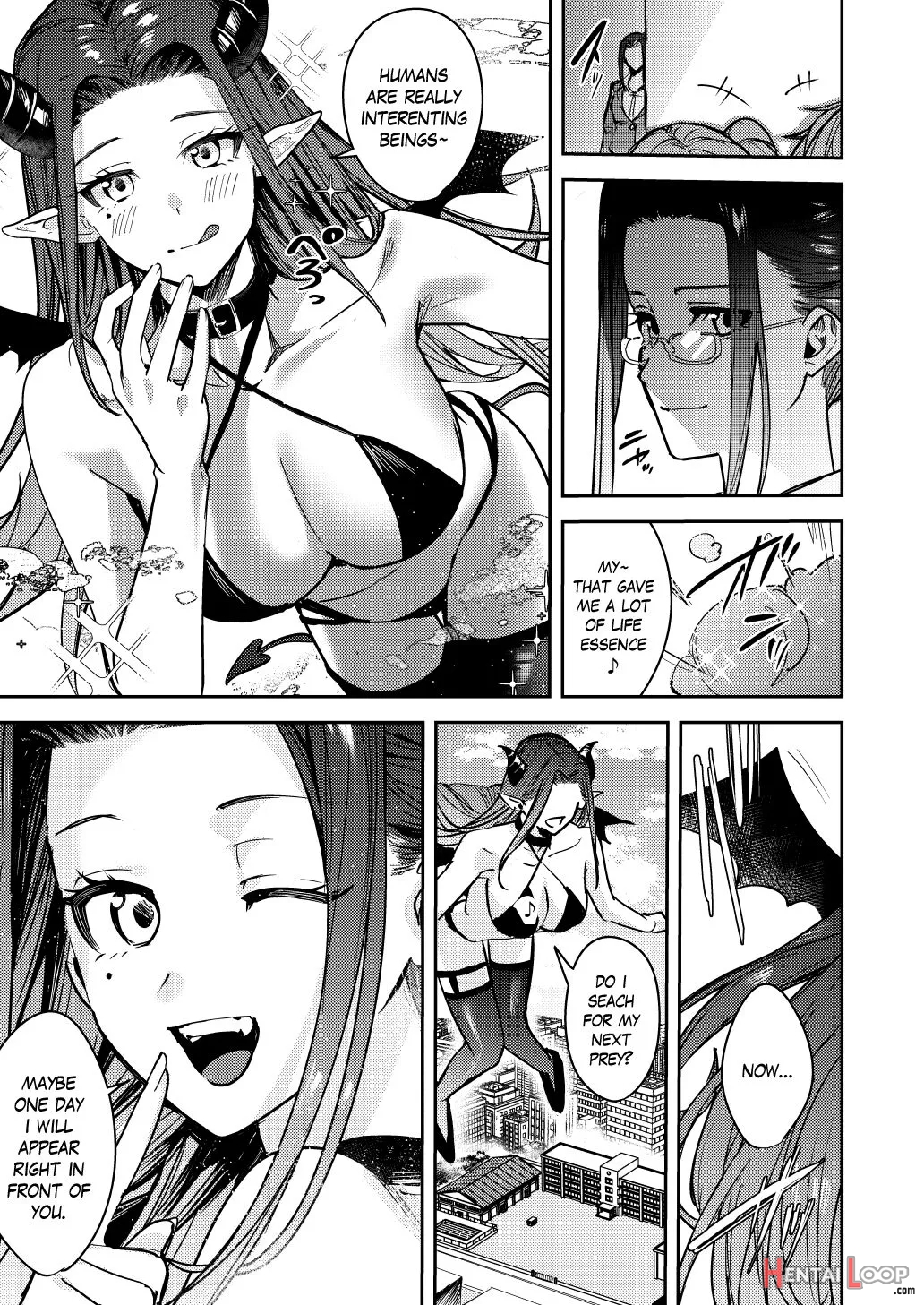 Shuudan Nyotaika Gal, Ochiru page 34