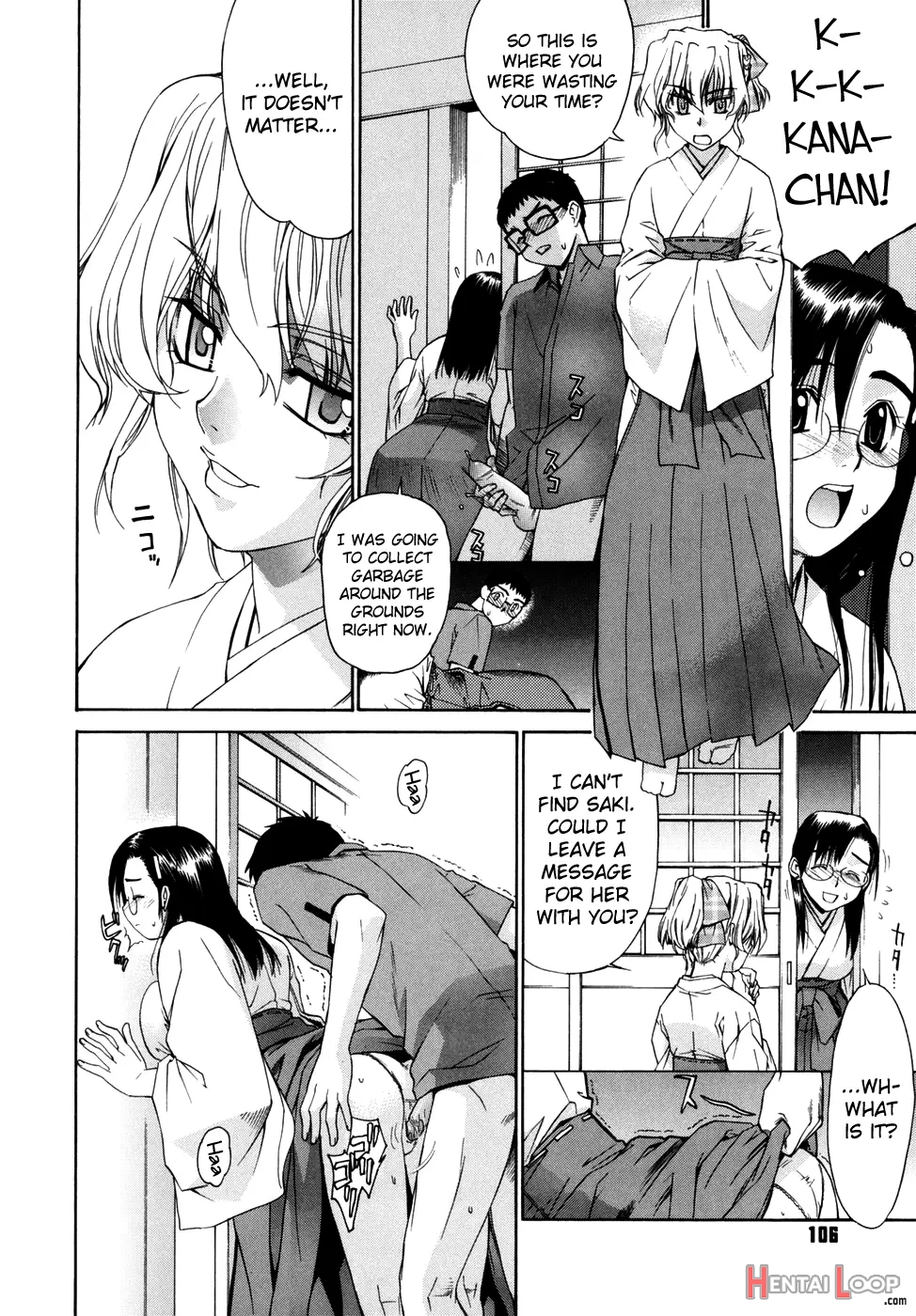 Tonari No Miko-san Wa Minna Warau page 108