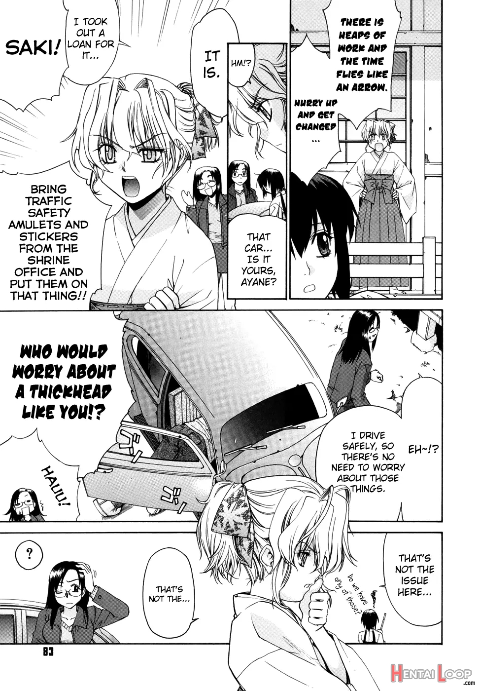 Tonari No Miko-san Wa Minna Warau page 85