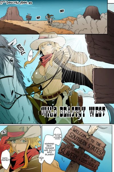 Wild Beastly West - Colorized page 1