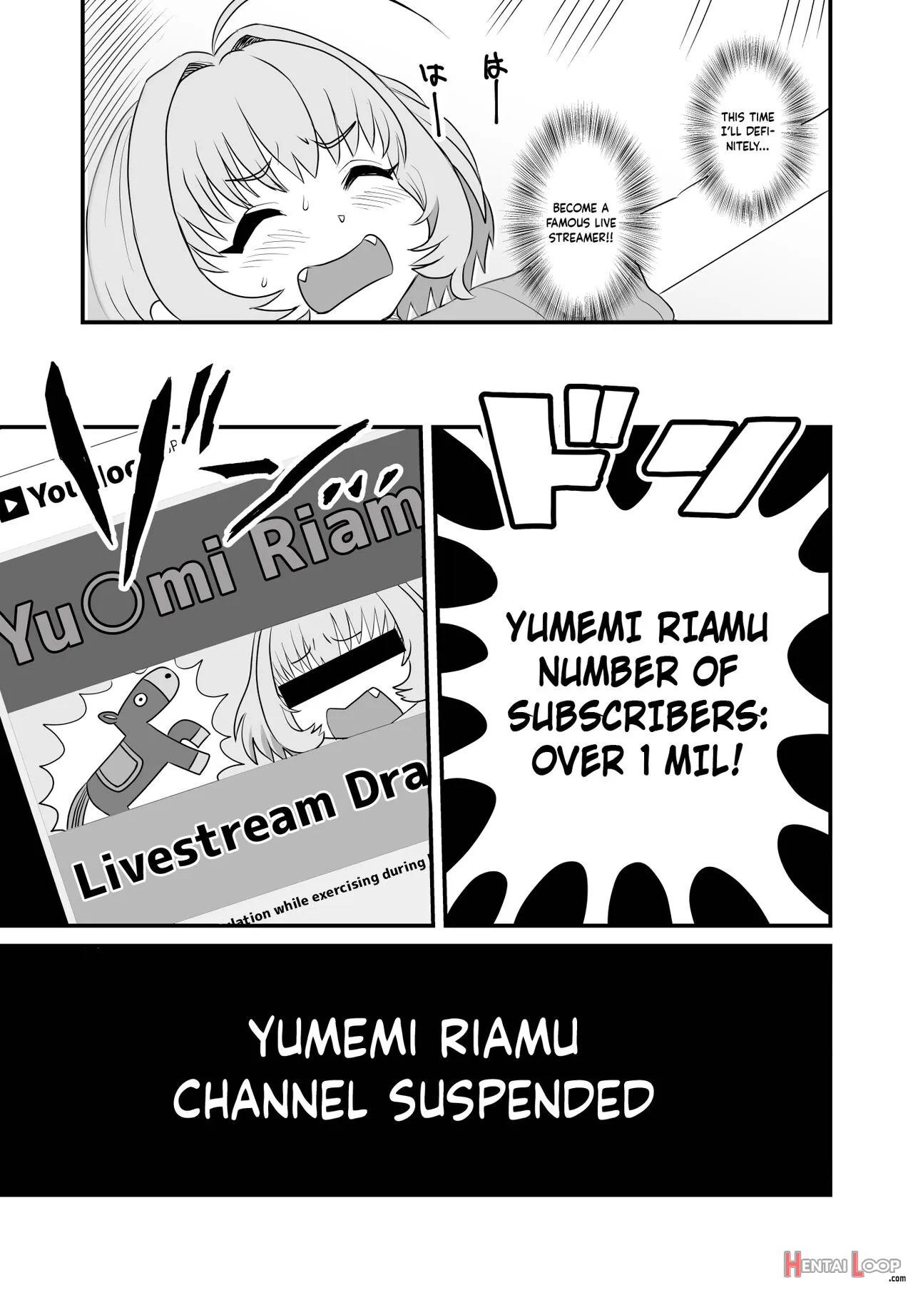 Yumemi Riamu Futanari Enjou Haishin page 23